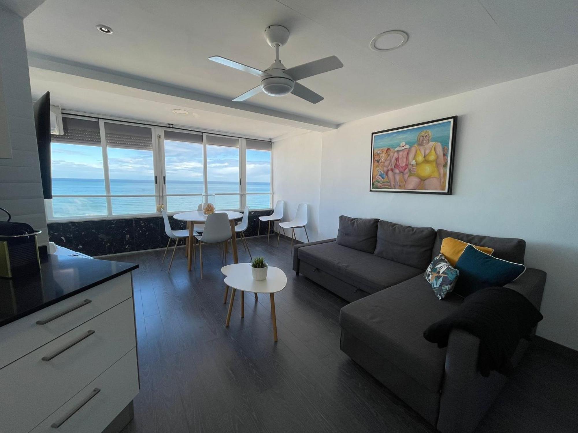 Apartamento Bonaire-Primera Linea Playa Playa de Gandia Extérieur photo
