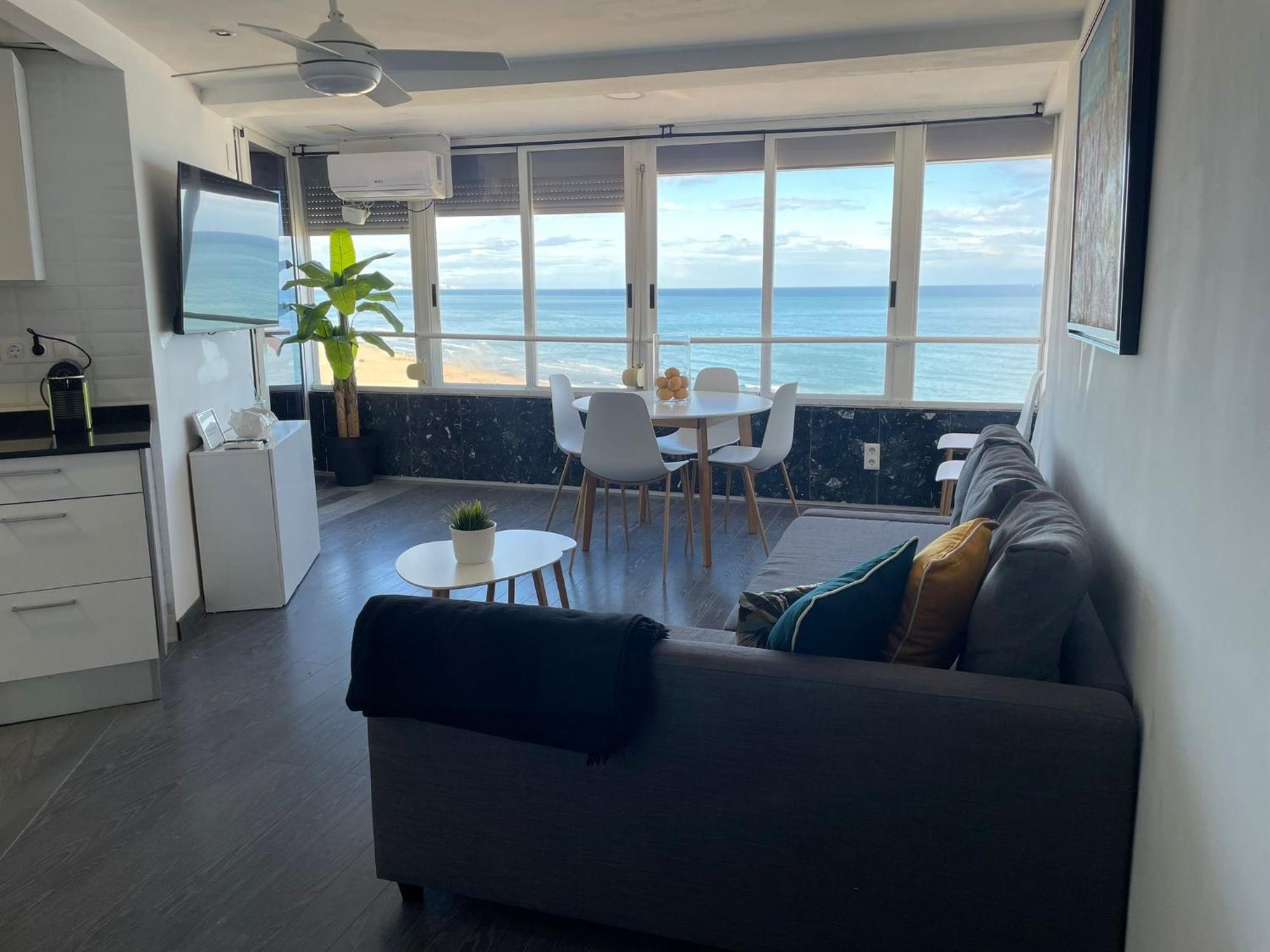 Apartamento Bonaire-Primera Linea Playa Playa de Gandia Extérieur photo